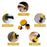 27Pcs / Set Car Cleaning Cloth Washing Mitten Electric Drill Brush Vehicle Detailing Brushes Scrub Pads Kit (Sponge Color Random) - 6