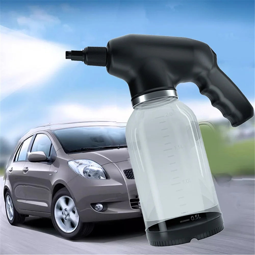 JJT-A85 Handheld Sprayer Portable Car Cleaning Tool Built-In 4000mAh Battery Car Washer - Black - 2