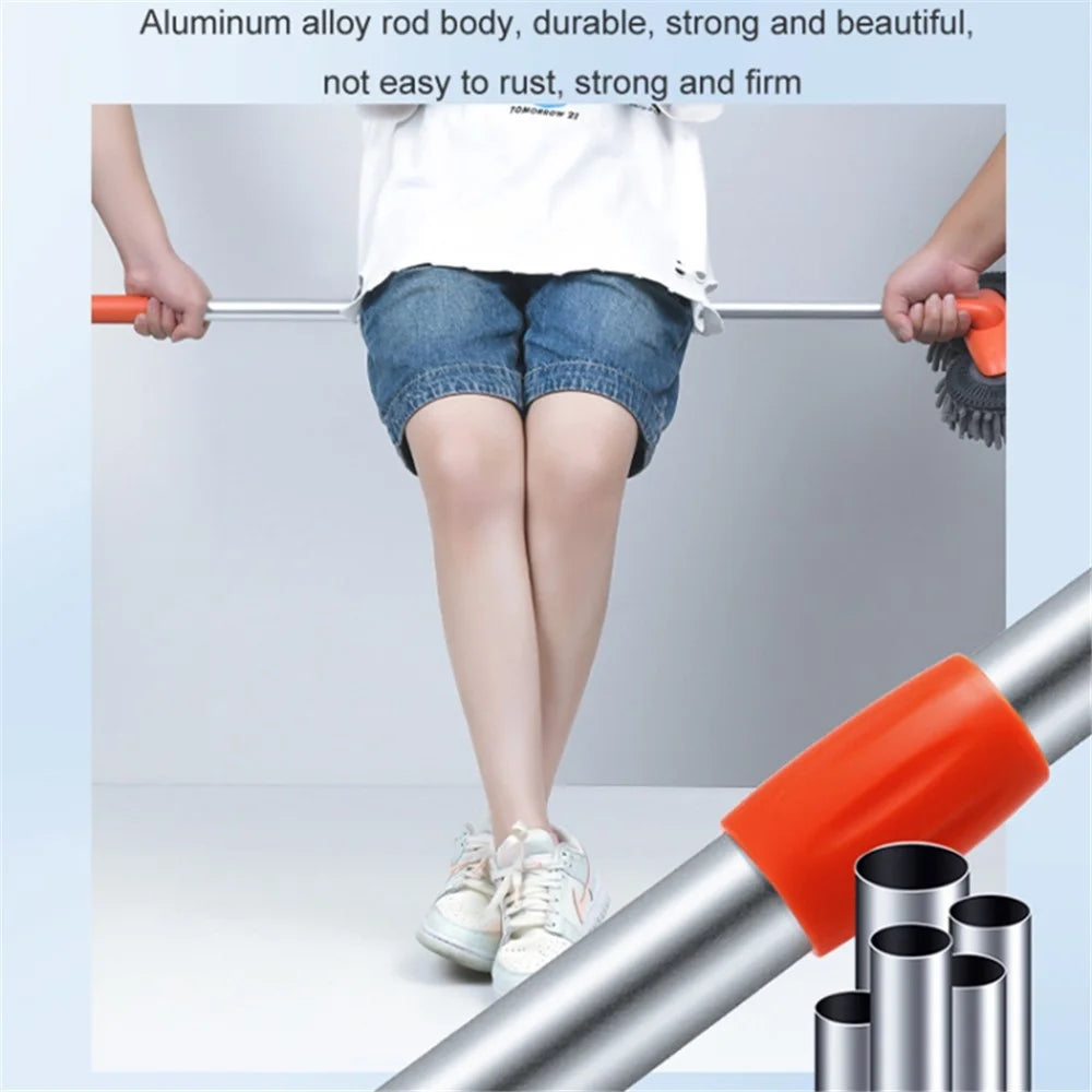 Dual Chenille Mop Head Telescopic Car Wash Mop 360 Degree Rotation Car Wash Brush - 7