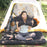 LUFTIKID Air Inflation Bed SUV Truck Sleeping Mat Car PVC Flocking Mattress with Footrest - Grey - 4