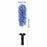 Car Wheel Cleaning Brush Soft Microfibre Long Handle Rim Detailing Brush - Black+White Handle - 7