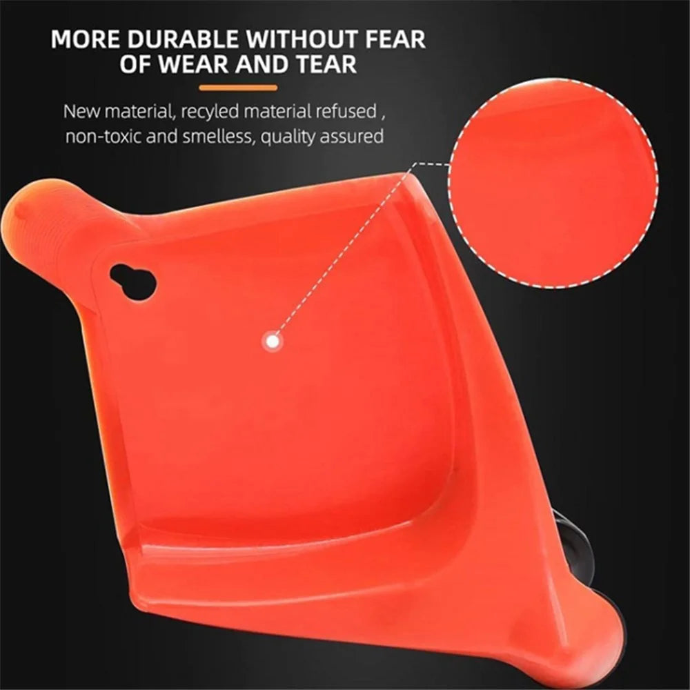 Tire Wedge Car Washing Water Pipe Tube Anti-pinch Tool Anti-winding Device - Red - 4