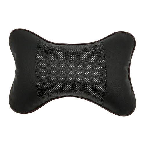 Comfortable Soft Breathable Car Head Neck Rest Cushion Car Pillow Car Neck Support Pillow Car Headrest Cushion Ergonomic Design for Relieving Neck Fatigue - Black - 1