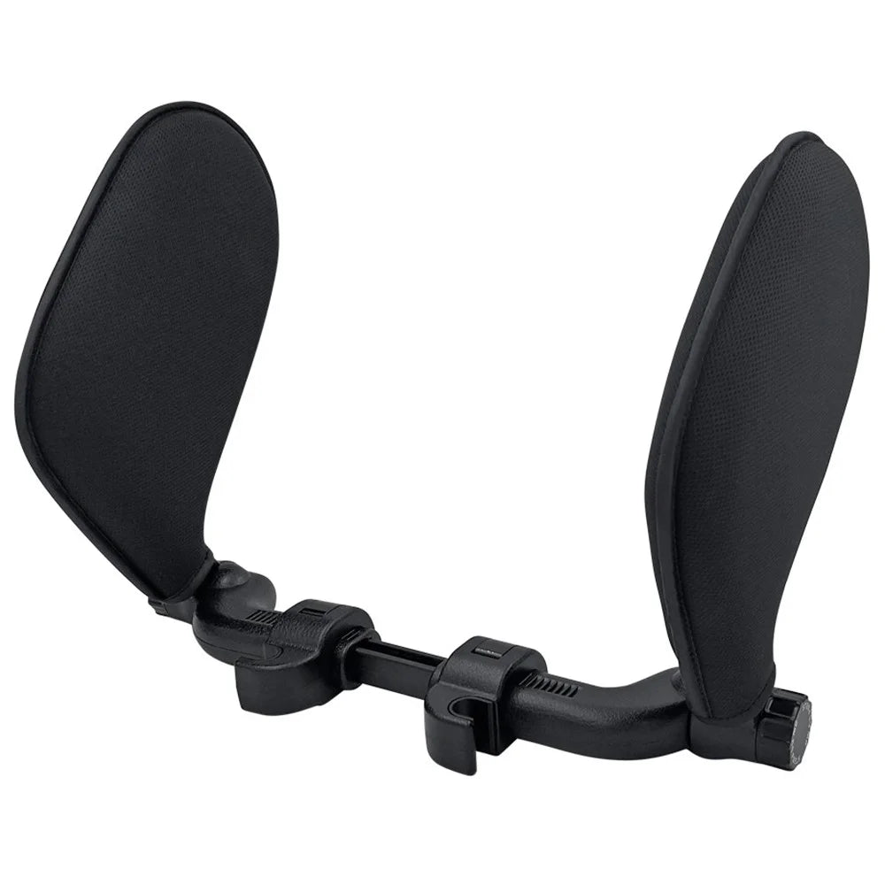 Car Neck Headrest Pillow Cushion Car Seat Memory Foam Padding Sleep Side Head Cervical Spine Support - Black - 1