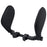 Car Neck Headrest Pillow Cushion Car Seat Memory Foam Padding Sleep Side Head Cervical Spine Support - Black - 1