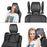 Car Neck Headrest Pillow Cushion Car Seat Memory Foam Padding Sleep Side Head Cervical Spine Support - Black - 4
