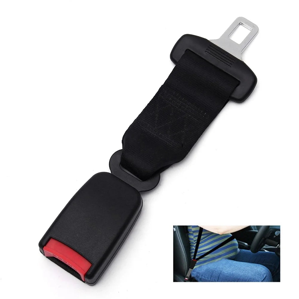 23cm Car Seat Belt Extension Belt Seatbelt Safety Lock Buckle Plug Extender for Pregnant Woman Fat People - 1