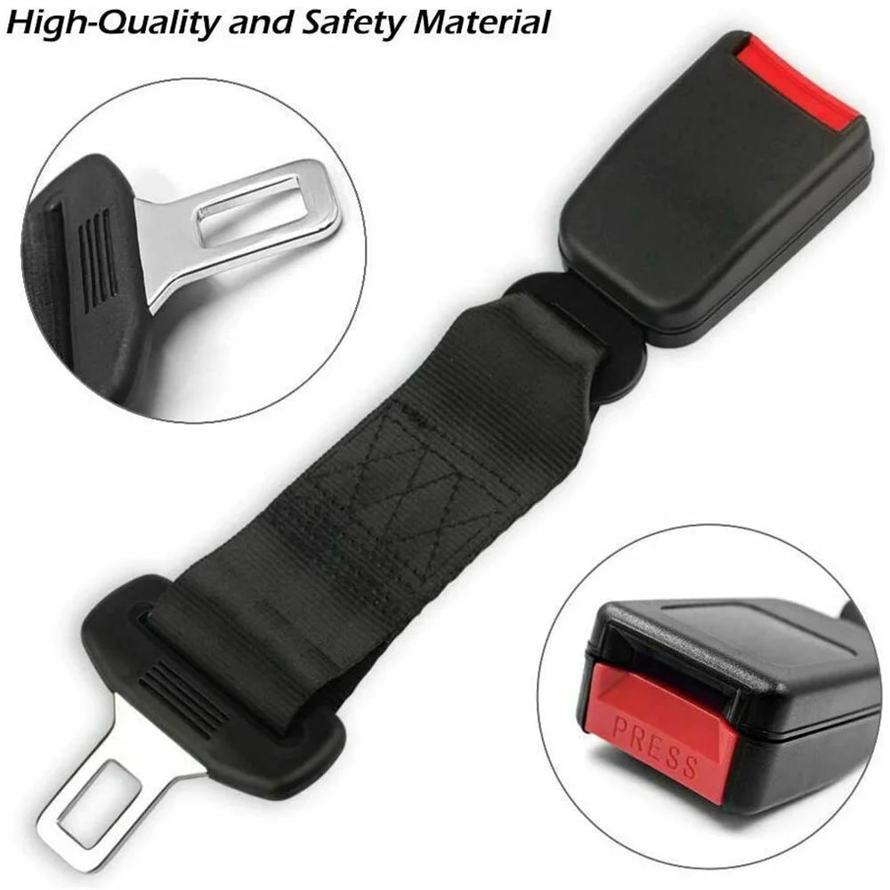 23cm Car Seat Belt Extension Belt Seatbelt Safety Lock Buckle Plug Extender for Pregnant Woman Fat People - 5