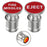 FIRE MISSILE / EJECT / NITROUS Letter Metal Cigarette Lighter Cigarette Butt for 12V Car Motorcycle - Red / FIRE MISSILE - 5