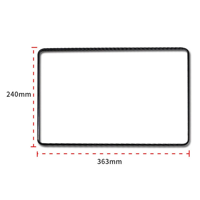 Car Center Console Screen Easy Installation Frame Tool Car Decoration for Tesla Model 3 Model Y  - Black - 6