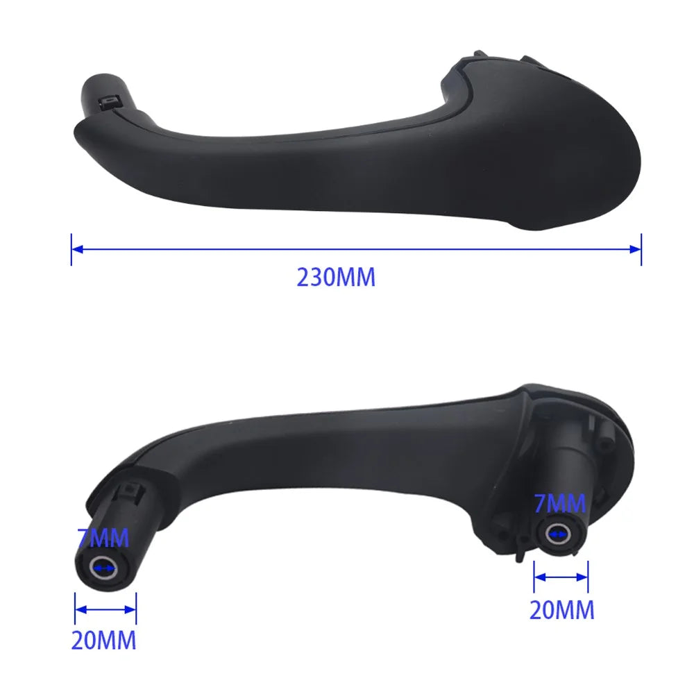 A5309-01 Car Front Left Interior Door Pull Handle Vehicle Inner Door Handle Replacement Parts for C230 2003-2007 / C240 2003-2005 (OE: 2038101651) - 7