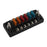 A5626 6-Way ATC Fuse Box Flame Resistant Cover Bolt Connect Terminals Stick Label (without Negative Pole) - 5