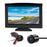 RH-501 5'' LCD Display Screen Car Parking Reverse Waterproof Round Rear Camera with Video Line - 1