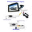 RH-702G 7" LCD Video Display Screen Monitor Rear View Round Camera Parking and Reverse System Kit with Car Charger (12V-24V) - 6
