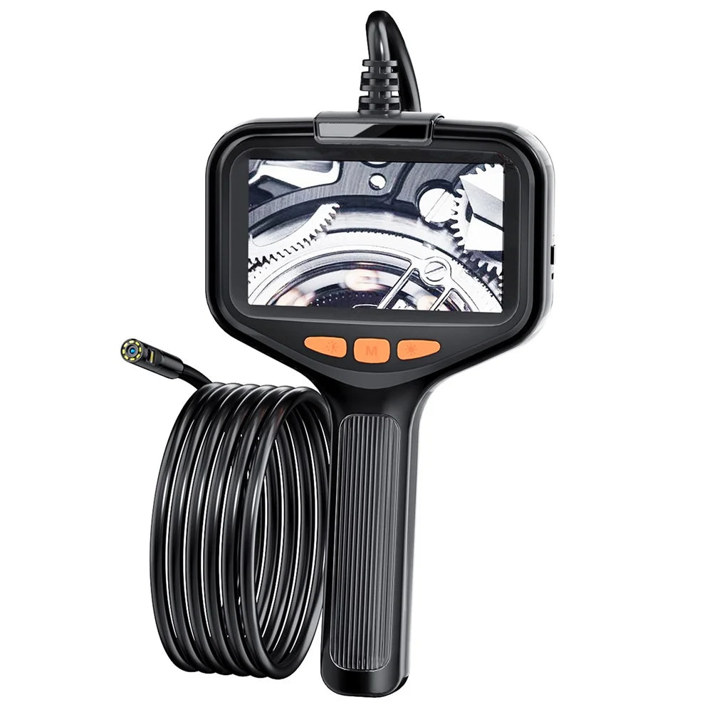 P200 20m Hard Wire 8mm Dual Lens Industrial Endoscope Car Inspection Camera with LED Light - 1
