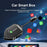 Q1D 2-in-1 Wired to Wireless Carplay Android Auto Adapter Carbon Fiber Texture Bluetooth-compatible Smart Box - 3
