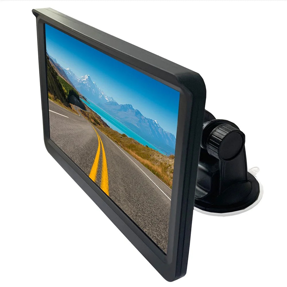 RH-702A Car Rear View Backup Round Camera Truck Vehicle Parking Reverse System 7'' Screen Monitor Kit 12V 24V - 1