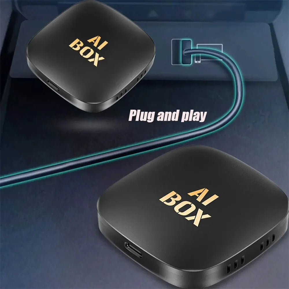 Android 13 Carplay Smart AI Box Wireless Carplay / Android Auto Adapter Built-In Netflix / Youtube, 2+32G - 7