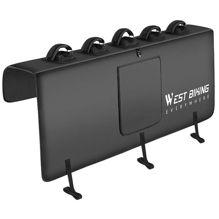 WEST BIKING YP0707370 Waterproof Truck Tailgate Protection Pad Bike Transport Pad, Hold 5 Bikes - 1