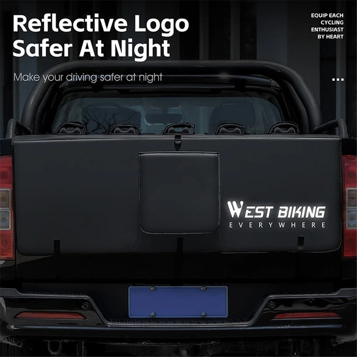 WEST BIKING YP0707370 Waterproof Truck Tailgate Protection Pad Bike Transport Pad, Hold 5 Bikes - 4
