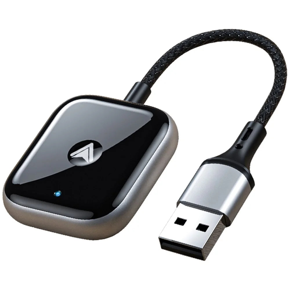 Car Android Auto Dongle Bluetooth-compatible / Wifi Wired Android Auto to Wireless Vehicle Adapter for Android Phone - Black - 1
