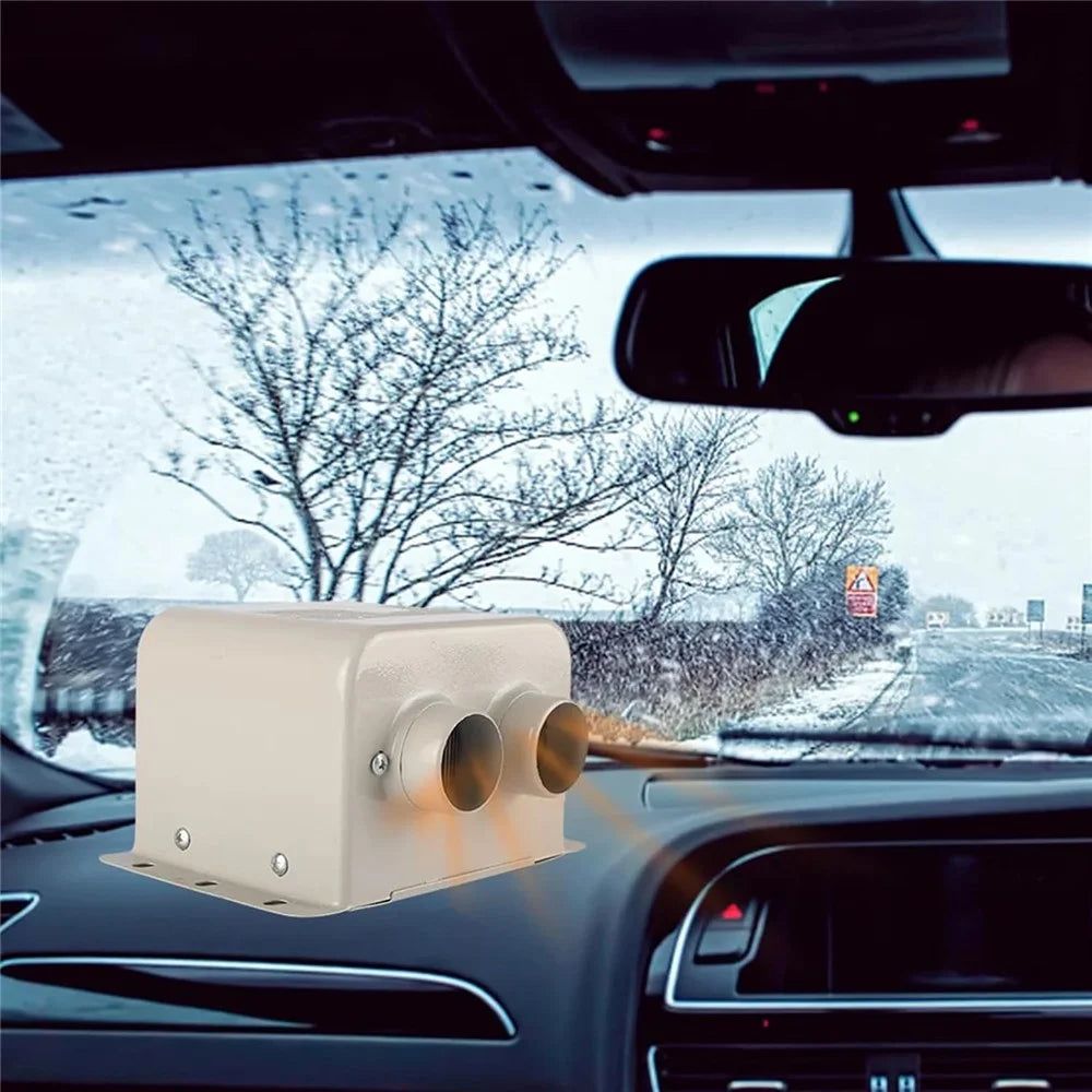 12V 600W Dual Hole Car Heater Window Defrosting Defogging Vehicle Interior PTC Heater - 3