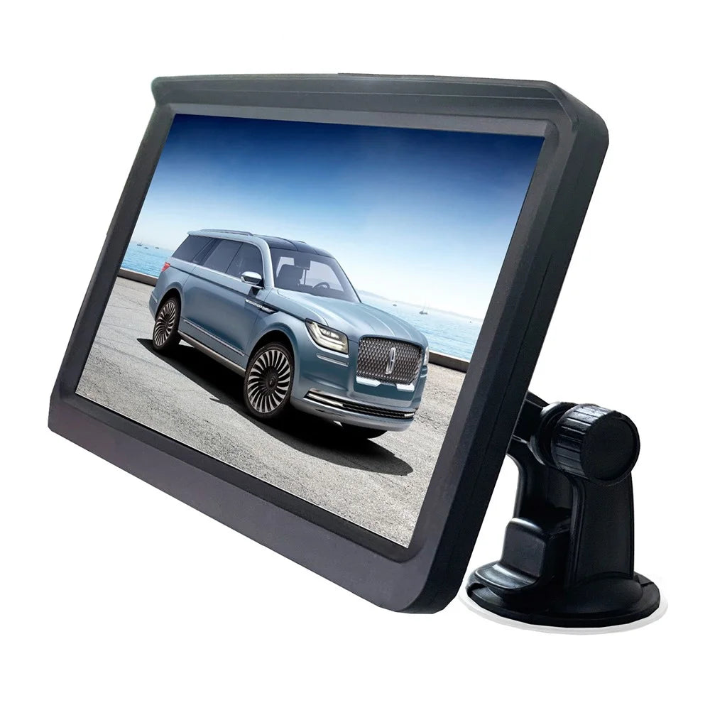RH-702C 7'' Large Screen LCD Display Monitor 12V 24V Car Parking Reversing 4-LED Rear Camera Kit - 1