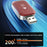 2-in-1 Android Auto and Carplay Adapter Wired to Wireless USB Smart Dongle - Red - 7