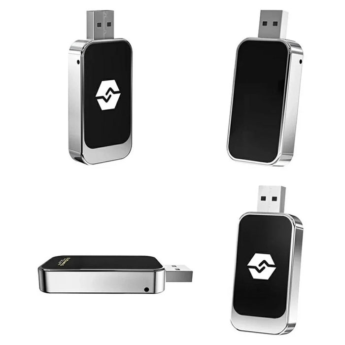 Q1BZ 2-in-1 Carplay Android Auto Dongle Box Wired to Wireless Plug and Play USB Adapter - 7