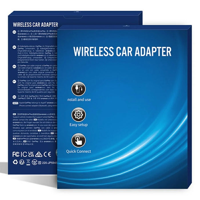 AF1315 2-in-1 Carplay / Android Auto Wired to Wireless Dongle Box Plug and Play Mini Adapter - 5