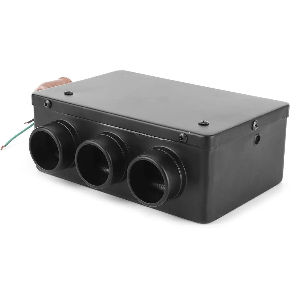 Three Hole Car Water Heater Window Defrosting Defogging Vehicle Interior Heater - 12V - 1
