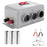 Three Hole Car Water Heater Window Defrosting Defogging Vehicle Heating Fan - 12V - 1