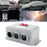 Three Hole Car Water Heater Window Defrosting Defogging Vehicle Heating Fan - 12V - 5