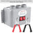 Three Hole Car Water Heater Window Defrosting Defogging Vehicle Heating Fan - 12V - 7