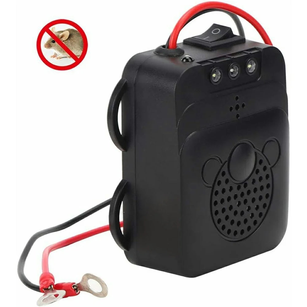 532 Car Mouse Repellent Car Engine Compartment Ultrasonic Rodent Repeller - 1
