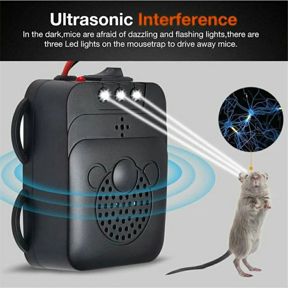 532 Car Mouse Repellent Car Engine Compartment Ultrasonic Rodent Repeller - 3