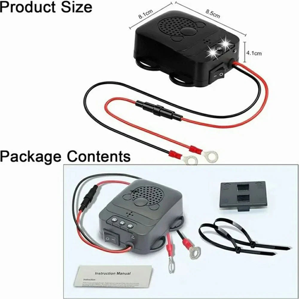 532 Car Mouse Repellent Car Engine Compartment Ultrasonic Rodent Repeller - 7