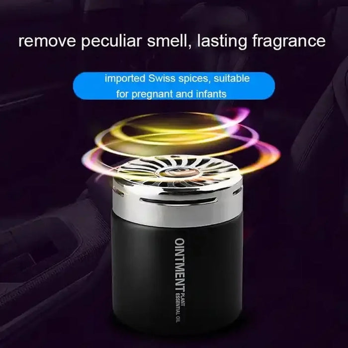 Car Solid Perfume Ornament Natural Scent Vehicle Air Freshener Solid Perfume - Lemon - 4