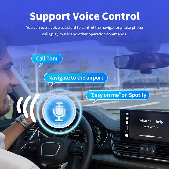 2 in 1 Wireless Carplay Adapter and Android Auto Wireless Box Converts Wired to Wireless Carplay Dongle - 6