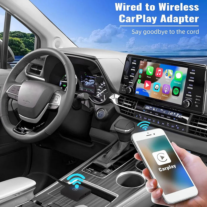 Wireless Carplay Android Auto Adapter Smart Carplay Ai Box Wired to Wireless Carplay Dongle - 2