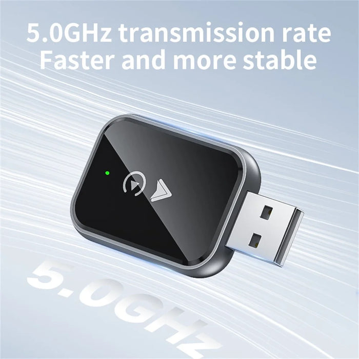 2 in 1 Wireless CarPlay Android Auto Adapter Plug and Play USB Dongle Wired to Wireless Converter for iPhone / Android - 4