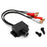 Car RCA Remote Amplifier Level Controller RCA Audio Bass Knob Volume Control Cable - 2