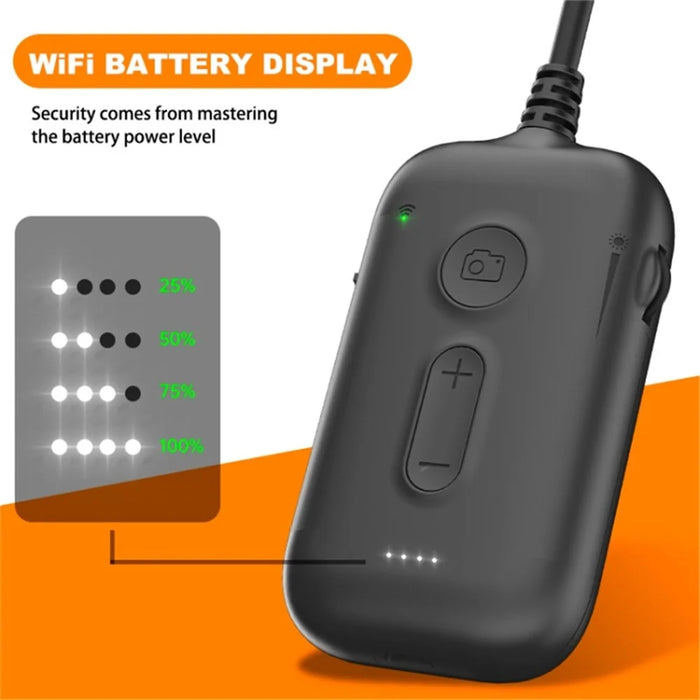 Y15 8mm Single Lens WiFi Endoscope HD Pipeline Waterproof Inspection Camera, 10m Hard Wire - 5