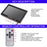 RH-701C 7" LCD Video Display Screen Rear View Monitor 8-LED Camera Parking and Reverse System Kit with 15m Video Cable - 5
