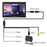 RH-701C 7" LCD Video Display Screen Rear View Monitor 8-LED Camera Parking and Reverse System Kit with 15m Video Cable - 6