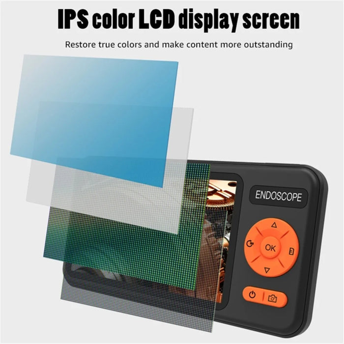 T29 Digital Borescope 3.5m Rigid Cable 5.5mm Dual Lens 1080P Industrial Endoscope Inspection Camera - 2