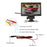 RH-701D 7" LCD Video Display Screen Monitor Rear View Backup Car 8-LED Camera Parking and Reverse System Kit with 20cm Video Cable - 5