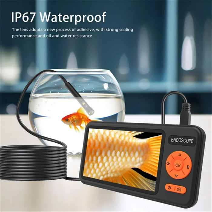 T29 Digital Borescope 5m Rigid Cable 7.9mm Dual Lens 1080P Industrial Endoscope IP67 Waterproof Camera - 3