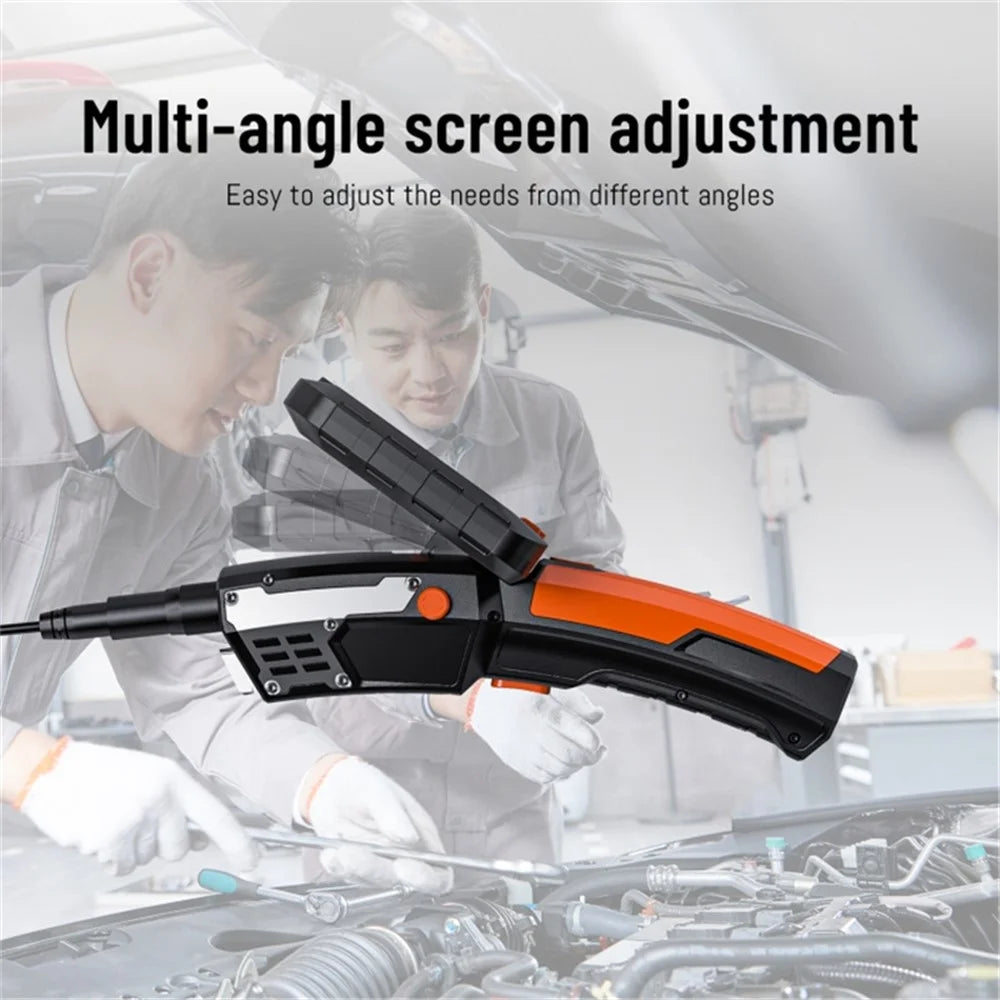 T27 Digital Industrial Borescope 3.5m 5.5mm Dual-Lens 5-inch 1080P Handheld Endoscope with Light - 5