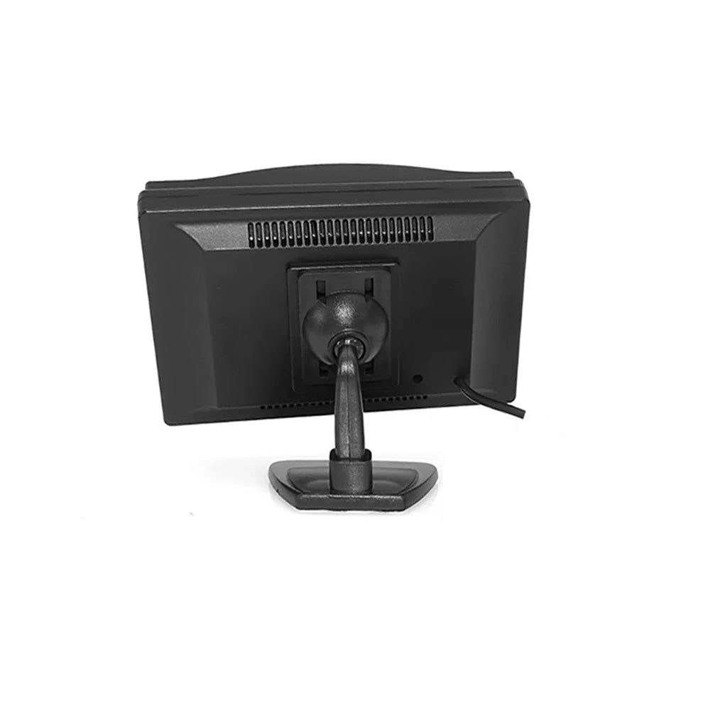 RH-512 5'' LCD Display Monitor Car Parking Reverse Waterproof AHD Square Rear Camera with Video Line - 7
